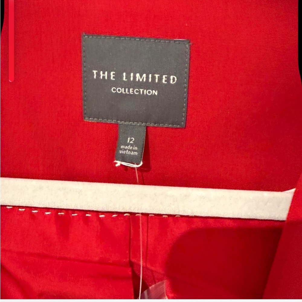 The Limited Women's Vibrant Red Suit Jacket - Picture 3 of 5